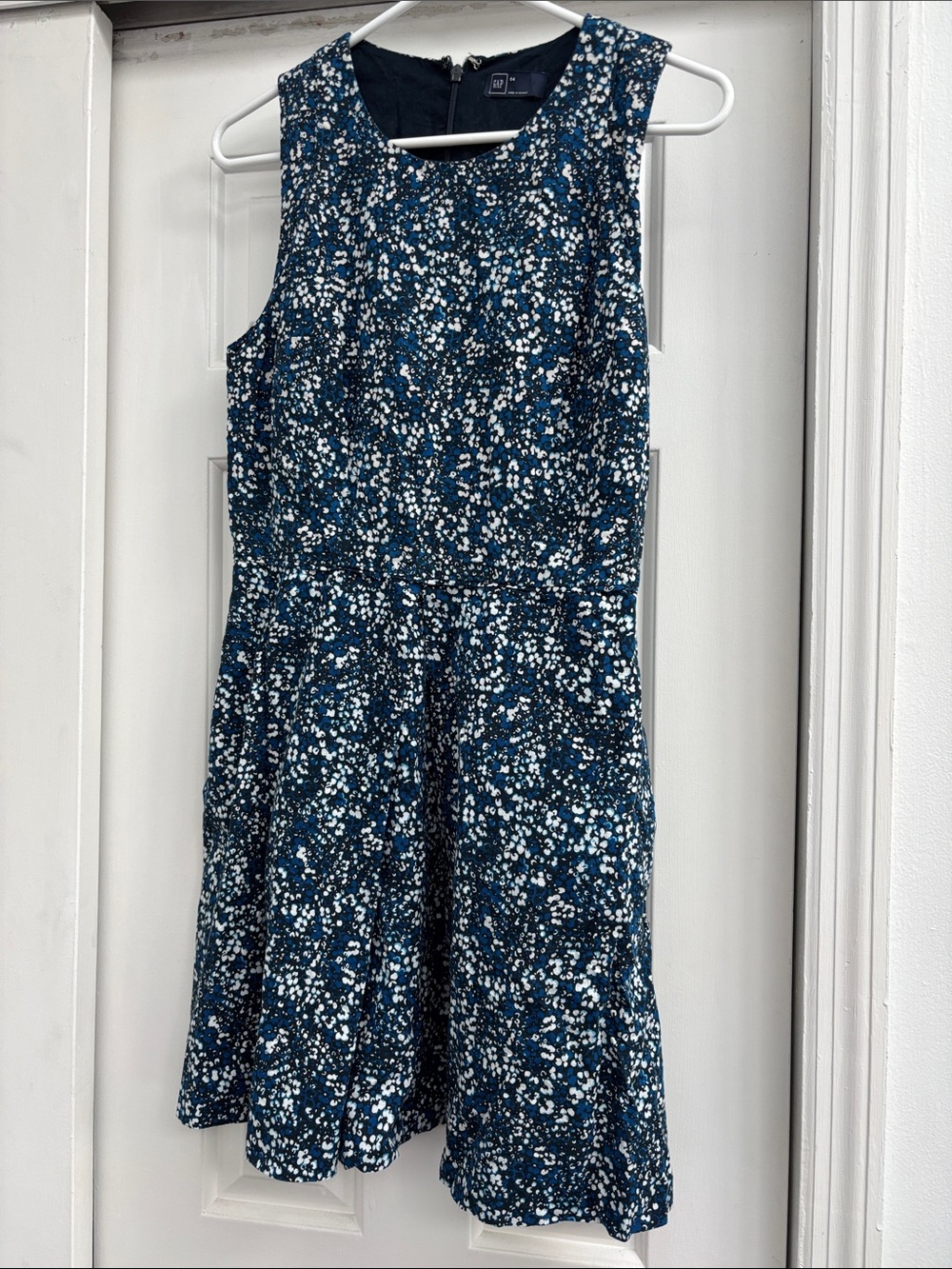 Pockets! Gap Linen Floral Flare Dress